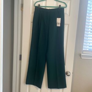 COPY - Zara Oversized Green Pleated Pants